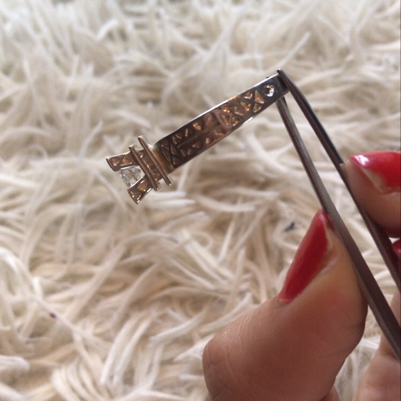 .925 sterling silver Eiffel Tower ring engagement - Picture 5 of 10